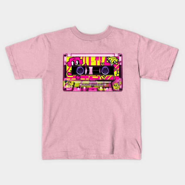 Metaroom Cassette Kids T-Shirt by Big Tees